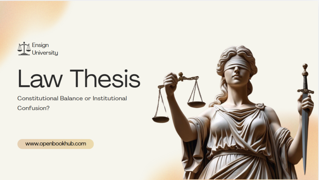 Constitutional Balance or Institutional Confusion?
